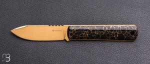  Couteau Böker Solingen - BFF Packlite TruStone Gold