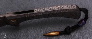   Couteau " Bullet  " pliant de Gudy van Poppel - Titane et Böhler N690