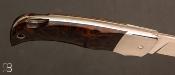 Couteau " Chantou " ironwood et lame RWL34 par Charly Bennica