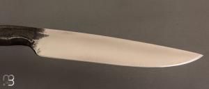    Couteau " Cheval " droit à lame forgée 100C6 par Mickaël Moing