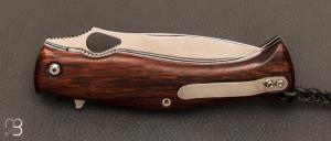 Couteau de poche Deimos - Rosewood et N690Co Böhler par Citadel Dep Dep