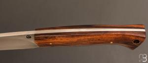  Couteau Droit "plate semelle" par Jean Paul SIRE - Bois de fer et C130