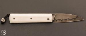 Couteau " Le Pointu " Elforyn et lame en C130 de Garaboux Jean Philippe - Les couteaux de Pi