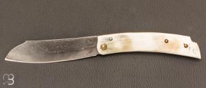 Couteau " Eustache " piémontais par Geoffroy Gautier - Corne