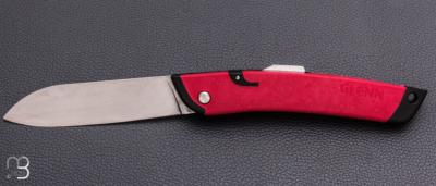  Couteau de poche " Glenn des Korrigans " - Acier MA5 et filets de pêche recyclés