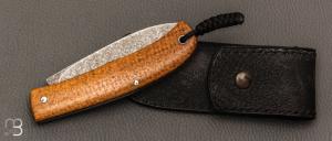 Couteau "  Hook  " custom par Raphaël Durand - Kevlar "Thunderstrike" et RWL-34