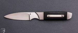   Couteau " Intégral " de V. Monteiro - Micarta et ATS-34