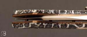 Couteau " KHEPRI " custom par Allen Elishewitz