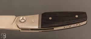   Couteau " Kaïlash " custom de Michel Grini - Morta stabilisé et Elmax