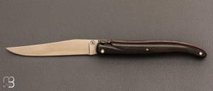    Couteau Laguiole Aigle " ébène par Vent d'Aubrac - Jean Michel Cayron