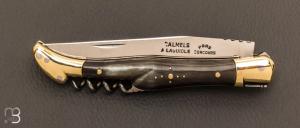    Couteau Laguiole 3 pièces 12 cm Hors concours Corne Blonde par Calmels
