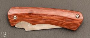  Couteau " Le 05 " par MTBlades Benjamin Thuillier - Micarta et lame en 14C28