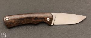 Couteau " Le 05 " par MTBlades Benjamin Thuillier - Paperstone et lame en 14C28