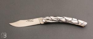    Couteau Le Thiers 11CM par Cognet - Pulpe d'ivoire de mammouth