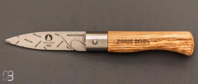  Couteau Le P’tit Coq " Virole-lock Paris 2024 " Chêne et lame Z40 C30