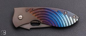    Couteau " Liner lock " par Tom Anderson - Titane