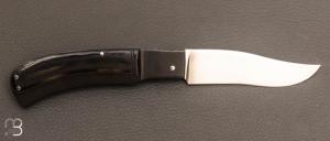 Couteau  "  Lock-back prototype " par Vincent Lafaye - G10 et RWL-34