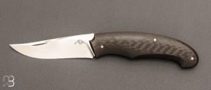    Couteau " Lutra Light " custom par Cyril Doche - Fibre de carbone et RWL34