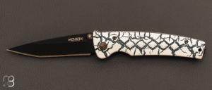  Couteau pliant MC-004-009 Fusion VG-10 San-Maï blanc par MCUSTA - Limited Edition 2023