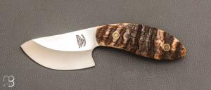   Couteau " Mini skinner " par Pete Forthofer - Corne de bélier