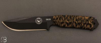 Couteau NG69 Édition Limitée 20 ans Wildsteer - Paracorde et lame noire