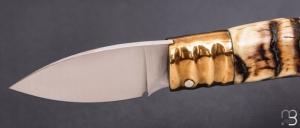    Couteau  " Piccolo " custom de Giuseppe Galante - Belier et 14c28N