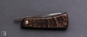     Couteau " Piémontais " custom par Sourire Duville - Corne de chèvre et San-Maï