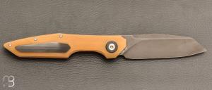    Couteau de poche Piémontais par Bouvier Knives - Bertrand Maxime - Micarta et RWL34