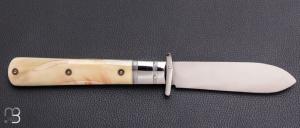   Couteau " Pradel avec garde à bascule  " par Romain Alvarez - Ivoire de phacochère et RWL34