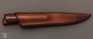    Couteau " Puukko " custom de Anthony Brochier - Gidgee et lame en C130