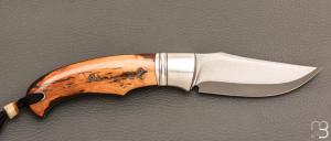   Couteau "  Ryan's  " custom par Raphaël Durand - Mammouth et Suminagashi