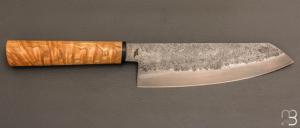  Couteau " Santoku " par Joël Matter - Frêne et 135Cr3