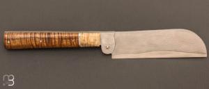  Couteau " Santoku Pliant " fait main par Bastien Toubhans - Atelier Beau Merle