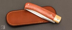   Couteau " Slipjoint " par Laurent Gaillard - Bubinga et 90McV8