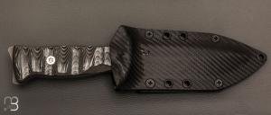  Couteau " TARASCO " Edition Limitée 20 ans de Wildsteer - N690 et Micarta noir toxifié