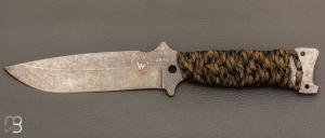  Couteau " TARASCO " Edition Limitée 20 ans de Wildsteer - X46Cr13 et paracorde