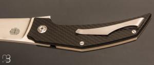    Couteau " Tactical Empire " par Jean Pierre Martin - Tashi Bharucha Design - Fibre de carbone et RWL34