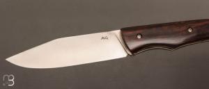  Couteau de poche Tedesco par Adrien Giovaninetti - Bois de fer