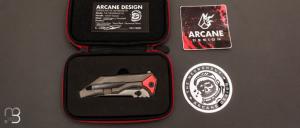 Couteau  " The Necronaut V2 " par Arcane Design - Titane et M390