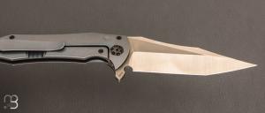 Couteau  "  Tiger Flipper " frame-lock par CKF Knives et Michal Gavac - Gavko