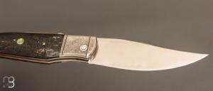 Couteau  " Truand Éffilé " par Tony Ruot - Factcarbon Space Coral RWL34