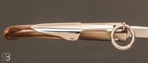 Couteau de poche Yatagan 10 cm Corne blonde par J. Mongin