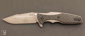 Couteau pliant tactique ZERO TOLERANCE - ZT-0393GLCF design Rick Hinderer