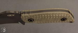    Couteau "ZT0121 Ranger Green" fixe par Zéro Tolerance 