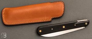 Couteau " Rouennais " par Romain Alvarez - RWL34 et corne de zébu