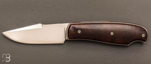   Couteau " custom " pliant de David Lespect - Ironwood et C105