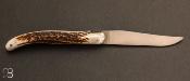 Couteau de collection Laguiole 18 cm Bois de cerf par Virgilio Munoz