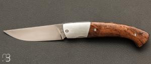Couteau de poche 1515 Cep de vigne et lame "ice blade" par Manu Laplace