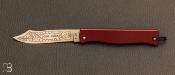 Couteau de poche Douk-Douk Color rouge PM par Cognet