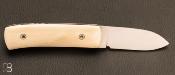 Couteau de poche Stavanger - Os de Buffle scrimshaw par Citadel Dep Dep
